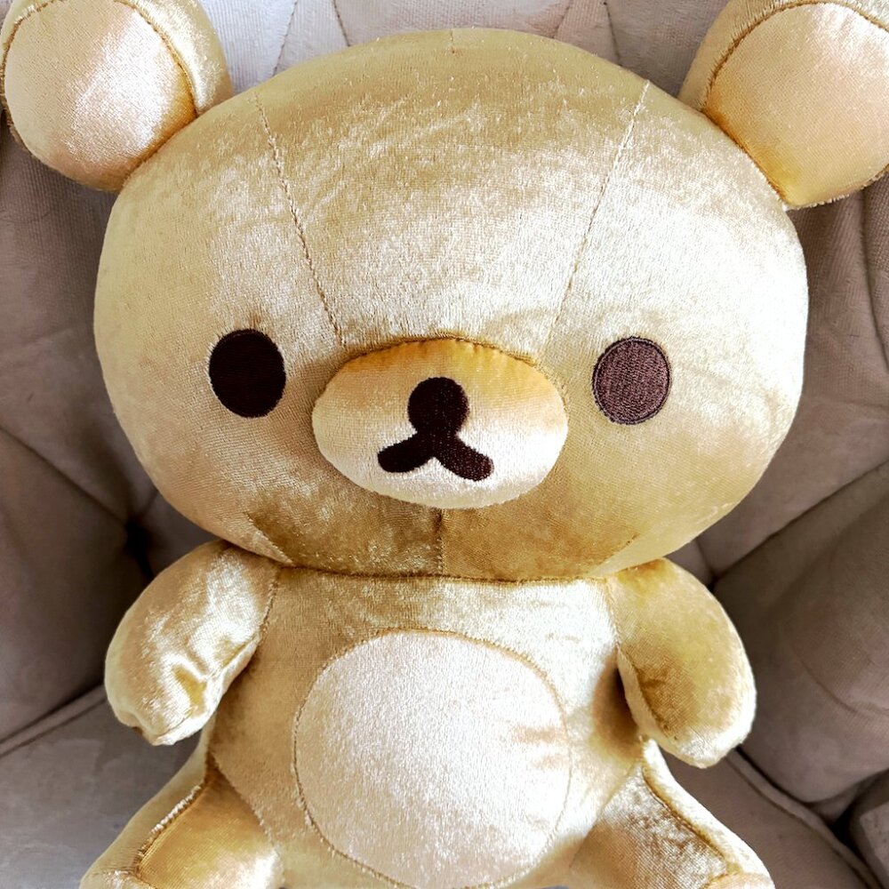 Gold Rilakkuma - 20th Anniversary Plush